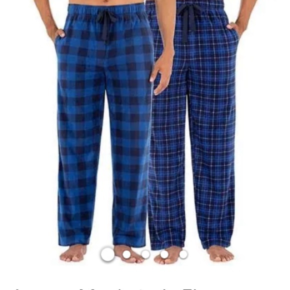 Berkley Jensen 2 piece Fleece Pajama Pants/pajama Bottoms. NWT. - Picture 1 of 9